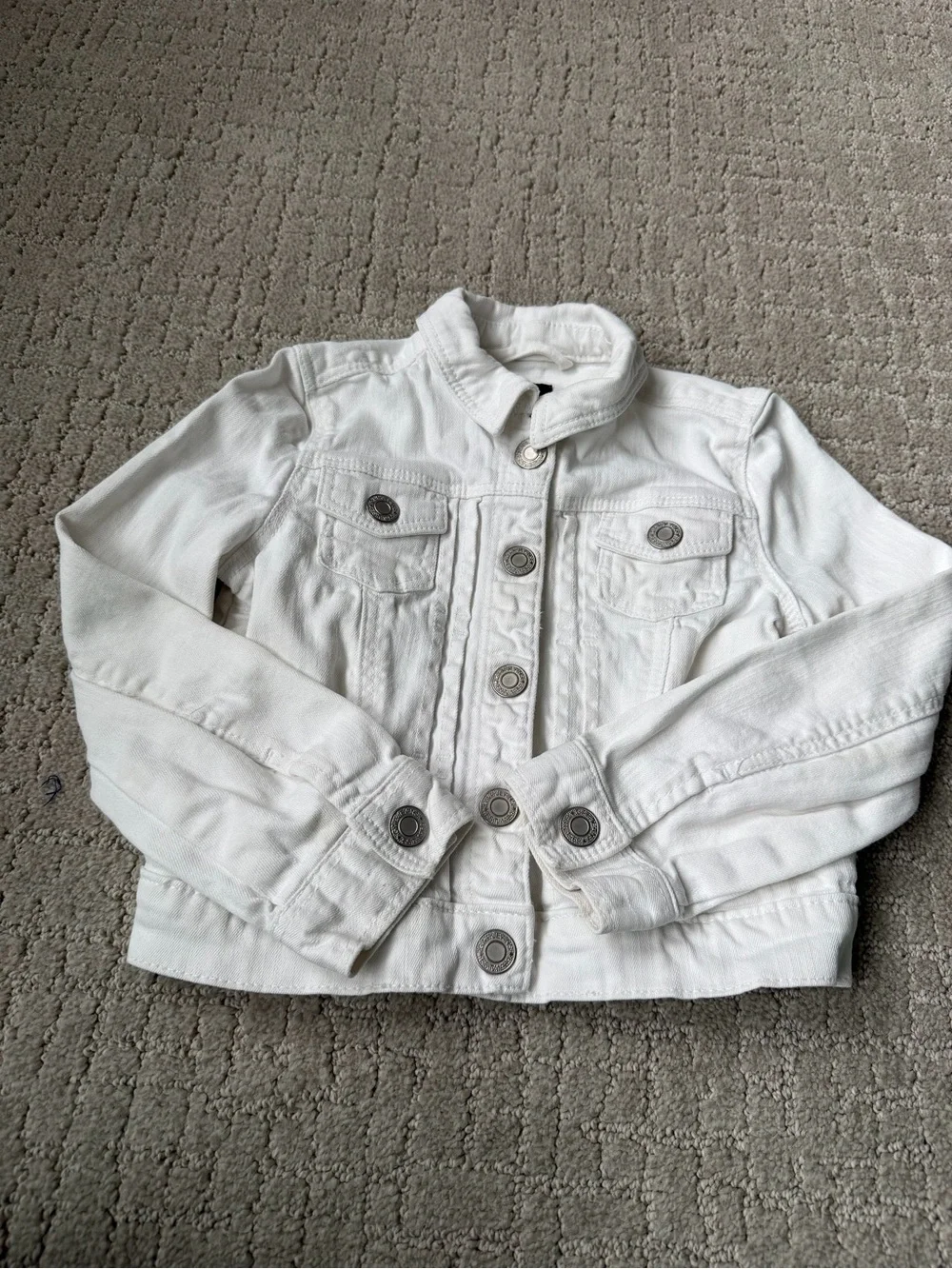 Gap Kids White Denim Jean Jacket  Size XS